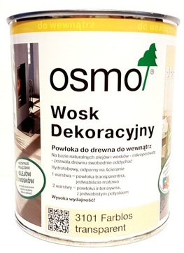 Osmo 3101 WOSK Dekoracyjny 2,5l BEZBARWNY