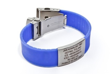 БРАСЛЕТ СОБАКИ БРАСЛЕТ ICESTRIPE С ГРАВИРОВКОЙ