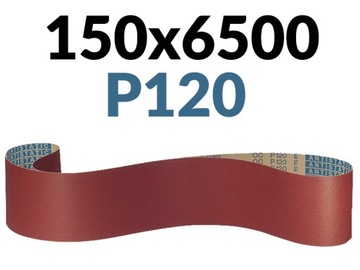 KLINGSPOR PS18E PAS TAŚMA 150x6500 P120 DREWNO