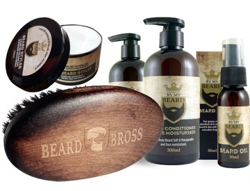 Набор By My Beard: Щетка-выпрямитель для бороды