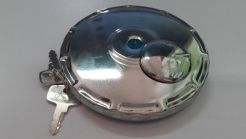 KOREK WLEWU PALIWA 80MM Z KLUCZEM 2-ZĘBY