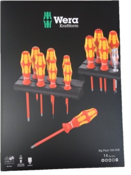WERA Отвертки, изолированные отвертки, набор VDE