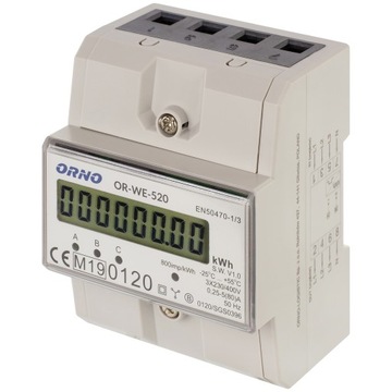 Счетчик Orno 400 В IP20 80 А