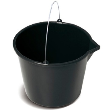 WIADRO GOSPODARCZE BUDOWLANE Z LEJKIEM PLASTIK 16L