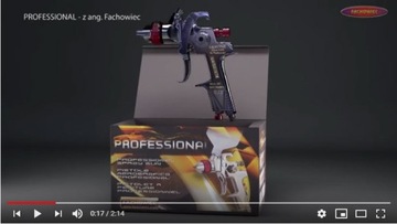 Pistolet lakierniczy PROFESSIONAL HP dysza 1.3 mm