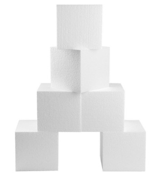 большой КУБИК ИЗ ПЕНОСТРОЕНИЯ 20 x 20 см