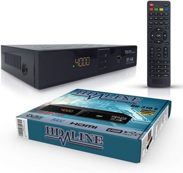 TUNER ODBIORNIK SATELITARNY CYFROWY DO SAT DVB-S2 HD-LINE HD-310 S
