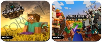Коврик для мыши MINECRAFT + НАДПИСЬ! ПОДАРОК!