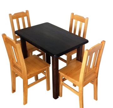 Стол из массива 90х60 + ящик COLOR BAR