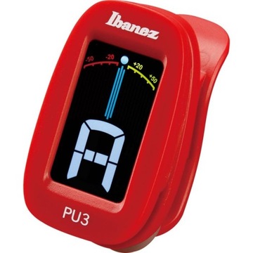 IBANEZ PU3 RD STROIK TUNER CHROMATYCZNY GITARA BAS