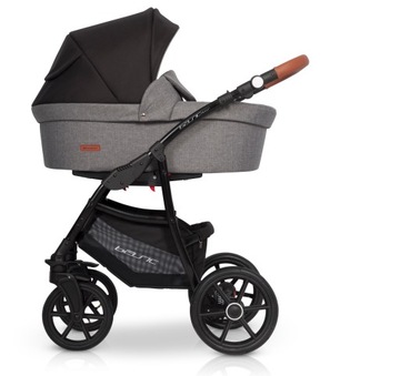 ПОЛЬСКАЯ МНОГОФУНКЦИОНАЛЬНАЯ КОЛЯСКА 3в1 / RIKO BASIC PLUS АНТРАЦИТ