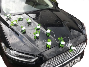 Dekoracja samochodu ozdoby na auto pąki róż auto !