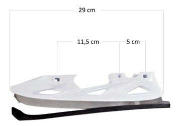 RAVEN Profession Белые лезвия для фигурного катания М 35-39