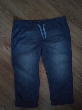 Spodnie jeansy cienkie w pasie guma roz 44 j nowe