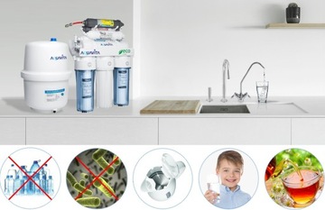 ОСМОСНЫЙ ФИЛЬТР ДЛЯ ВОДЫ RO8 AV ИОНИЗАЦИЯ СТРУКТУРИЗАЦИЯ!