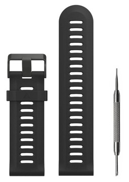 CZARNY Silikonowy Pasek Garmin FENIX 6X
