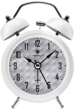 KLASYCZNY BUDZIK PERFECT RETRO PT253B PŁYNĄCY