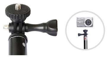 ЖЕСТКИЙ МОНОПОД С ЗАМКОМ ДЛЯ GOPRO + РЕЗЬБА 1/4 ДЮЙМА
