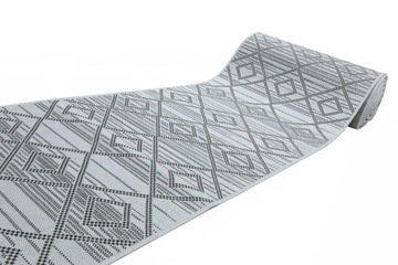 CHODNIK SZNURKOWY 120cm ROMBY PŁASKO TKANY NOWOŚĆ