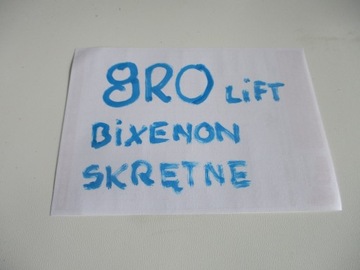 ФОНАРЬ ПРАВЫЙ ЛЕВЫЙ AUDI Q5 8R0 ЛИФТ БИКСЕНОН ПОВОРОТНЫЙ