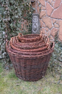 ПЛЕТЕНЫЙ НАБОР ИЗ 7 ХОЗЯЙСТВЕННЫХ КОРЗИН