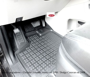 Toyota RAV4 2003 - 2005 5-дверный, после рестайлинга, коврики резиновые Rezaw-Plast