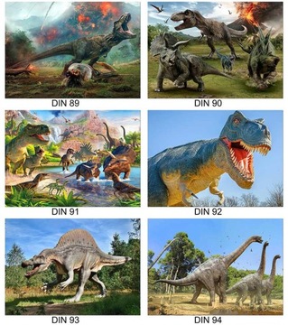 Хлопья для торта ДИНОЗАВРЫ А4 насыщенные густые цвета 24 часа