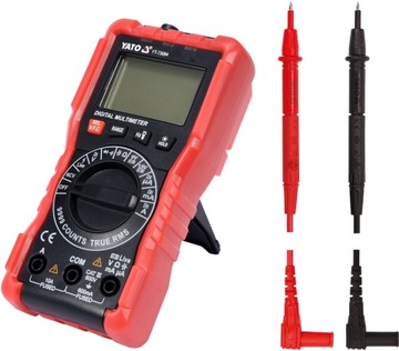 MIERNIK CYFROWY MULTIMETR LCD TEST BATERII YATO