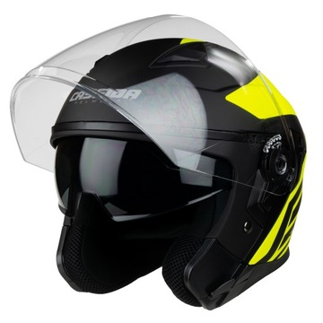 KASK MOTOCYKLOWY WZMOCNINA SZYBA JET CASSIDA NEW S