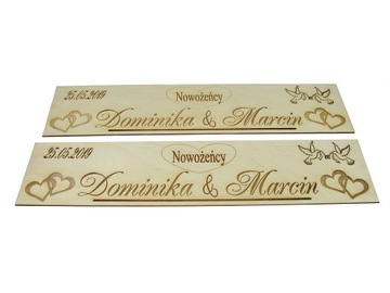 Свадебные Автомобильные Таблички Молодожены Свадьба Ницца