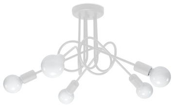 DZIECIĘCA LAMPA SUFITOWA PLAFON EDI 5 BIAŁY LED