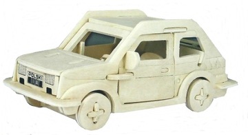 PUZZLE DREWNIANE 3D MALUCH AUTO 40 latka TOM HONKS