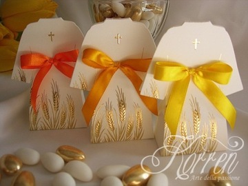 Благодарственные коробочки для гостей COMMUNION alba 1 шт.