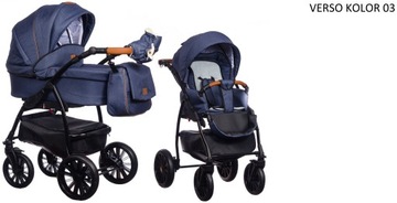 WÓZEK 2w1 GONDOLA + SPACERÓWKA Verso Paradise Baby