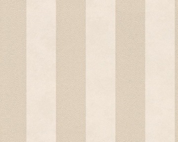 TAPETA 37271-3 JASNE KREMOWE PASY PASKI 9 CM