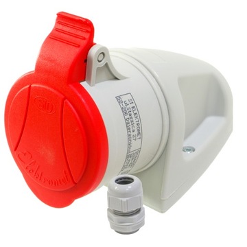 Gniazdo siłowe stałe mini 5P 32A 400V IP44 32/5