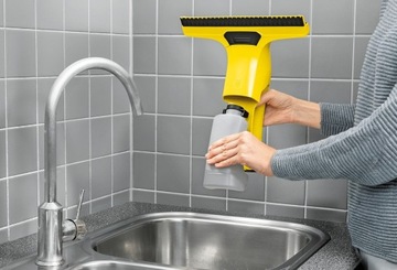 Средство для мытья окон Karcher WV 6 Plus + концентраты для мытья окон, стекол и зеркал