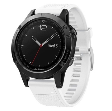 БЕЛЫЙ силиконовый ремешок для Garmin Epix 2