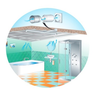 ВЕНТИЛЯТОР КАНАЛЬНЫЙ ВЕНТС ВКО Ø125 185м³/ч БЕСШУМНЫЙ