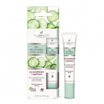 FLOSLEK ŻEL P/OCZY 15ML ŚWIETLIK OGÓREK