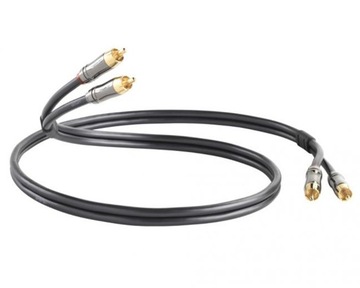 Kabel przewód interkonekt QED QE6100 2x RCA (cinch) - 2x RCA (cinch) 0,6 m