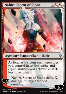 Nahiri, Storm of Stone - planeswalker @@@@