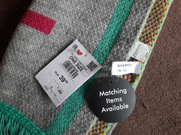 Молодежный шарф с надписью Reserved