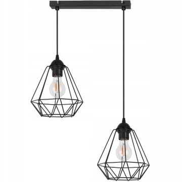 SUFITOWA LAMPA WISZĄCA DIAMENT LOFT EDISON LED