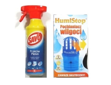 ŚRODEK NA PLEŚŃ I GRZYB 1+1 SAVO + HUMISTOP !