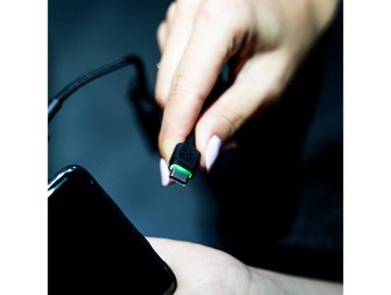 USB-C USB-кабель тип C 1,2 млн. GC Ray со светодиодной Quick Charge 3.0 Batellight