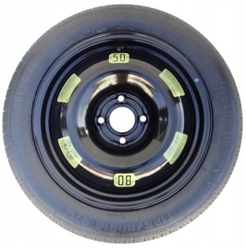 новое ЗАПАСНОЕ КОЛЕСО 125/80 R16 OPEL CROSSLAND X (2017-н.в.)