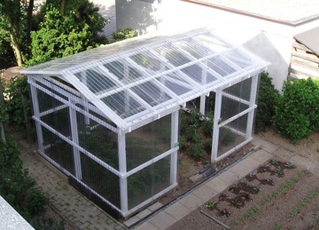 Трапециевидные листы из градостойкого поликарбоната 200х90.