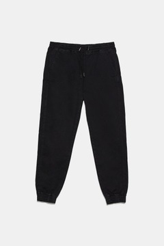 ZARA SPODNIE JOGGERY CZARNE NOWE 34/XS SHADOW