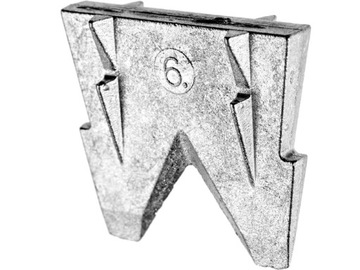 KLIN DO SIEKIER I MŁOTKÓW METALOWY NR 6